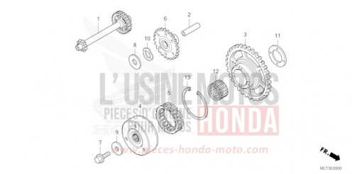 STARTING CLUTCH CB1000GTT de 2026